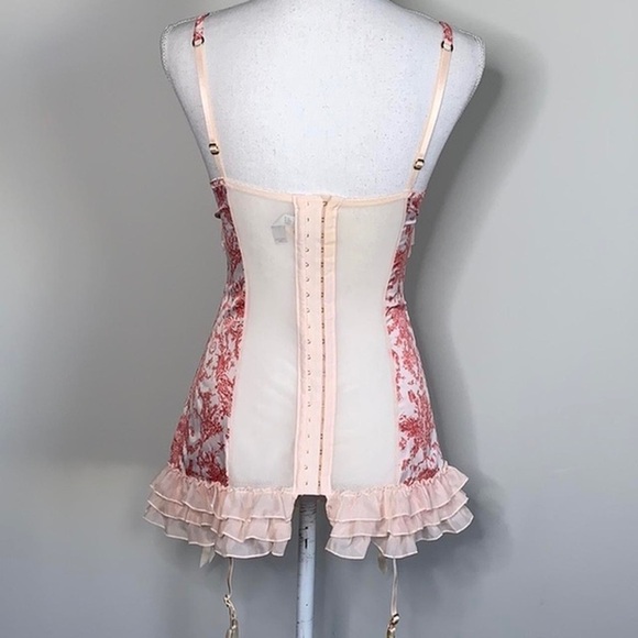 Victoria’s Secret Dragonfly Fairy Satin Garter Slip - Picture 3 of 4